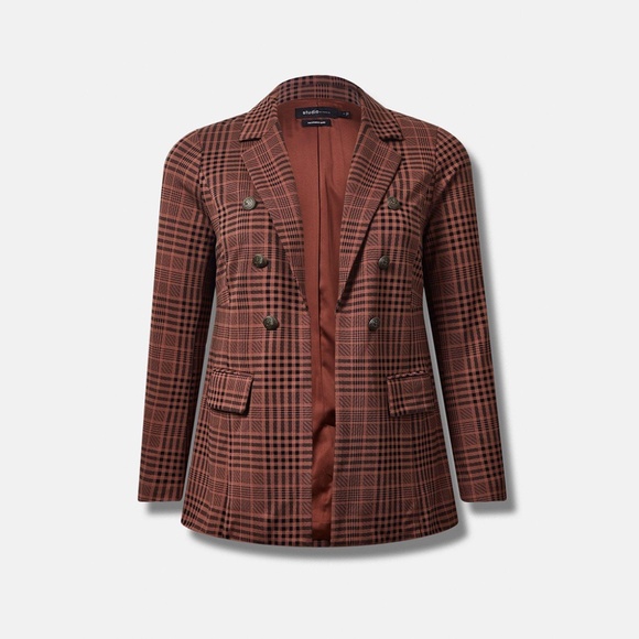 Ponte Double Breasted Relaxed Blazer - Picture 4 of 4